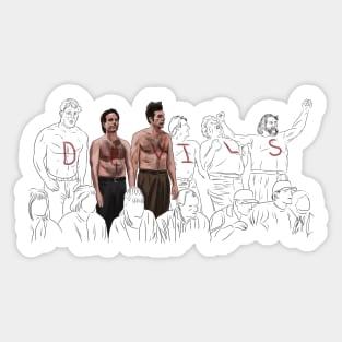 Jerry & Kramer are THE DEVILS Sticker